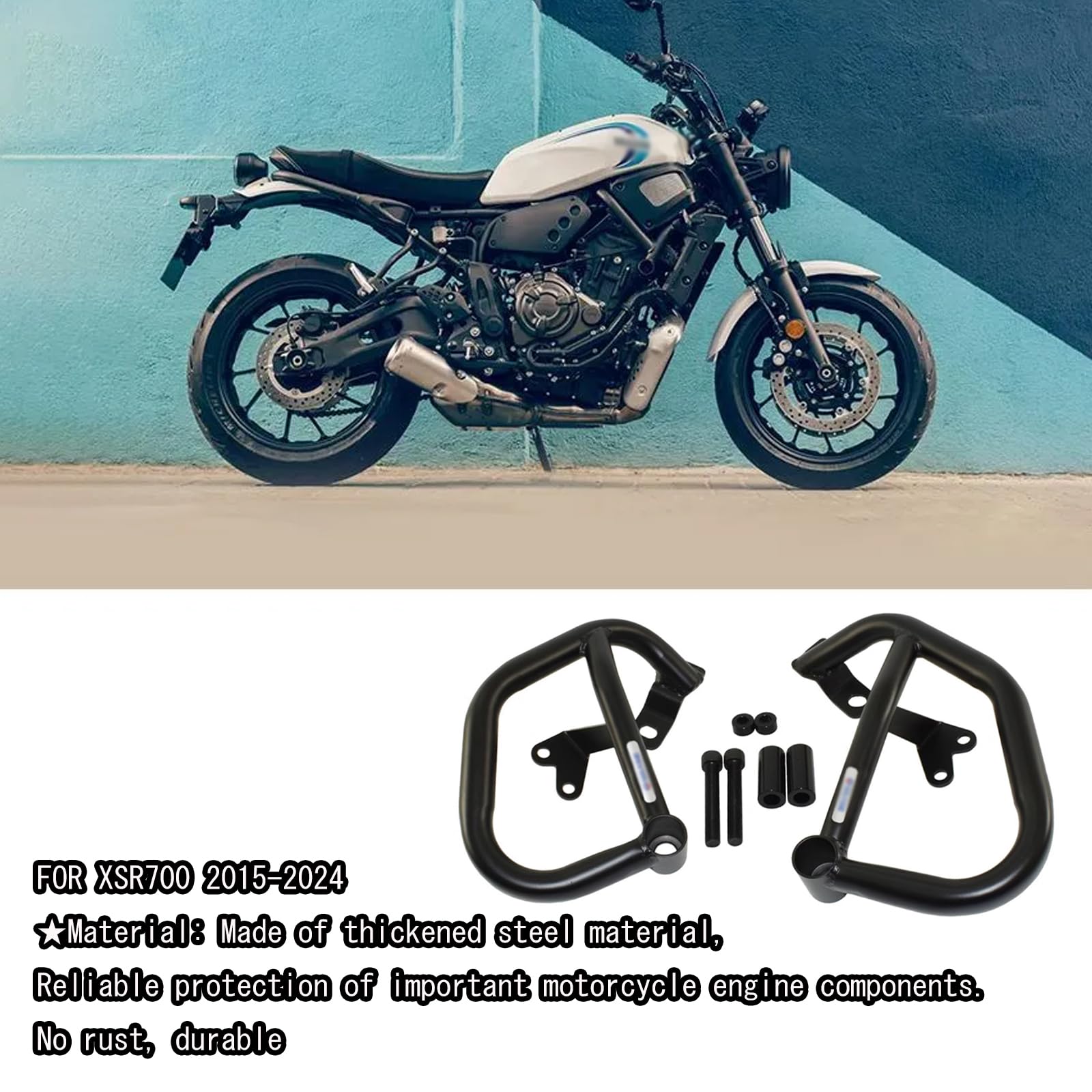 Amazon.com: FOR XSR700 2024 Motorcycle Engine Highway Crash